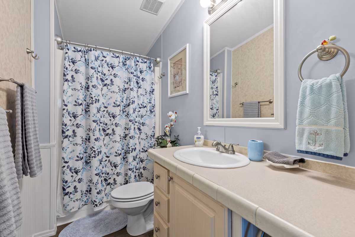 Master bedroom's private bathroom